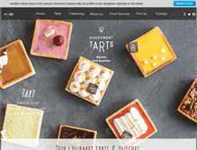 Tablet Screenshot of carrementtarte.com